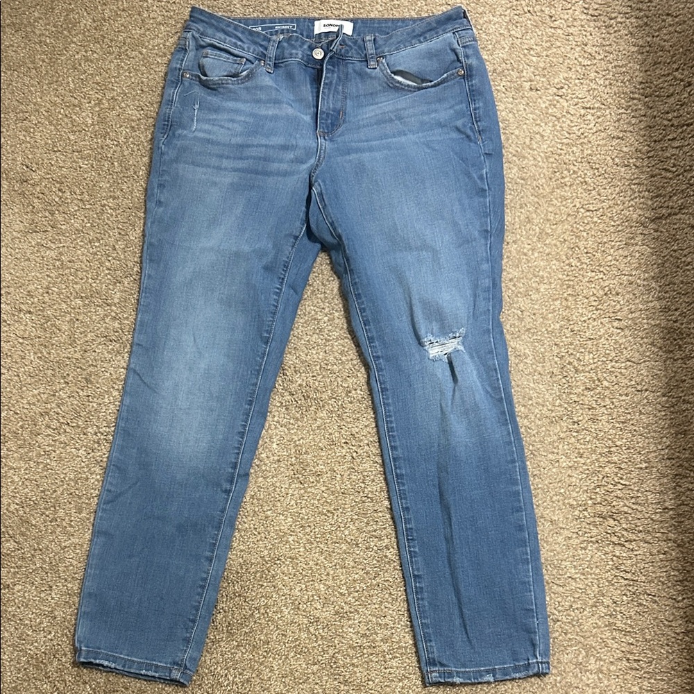 Sonoma Women's Light Blue Straight Leg Jeans